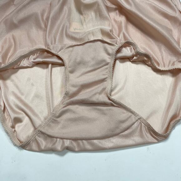 Vintage Vanity Fair Granny Panties, 1980s Antron Nylon Lot of 2 Sz 6 (XS-S) - Picture 8 of 16
